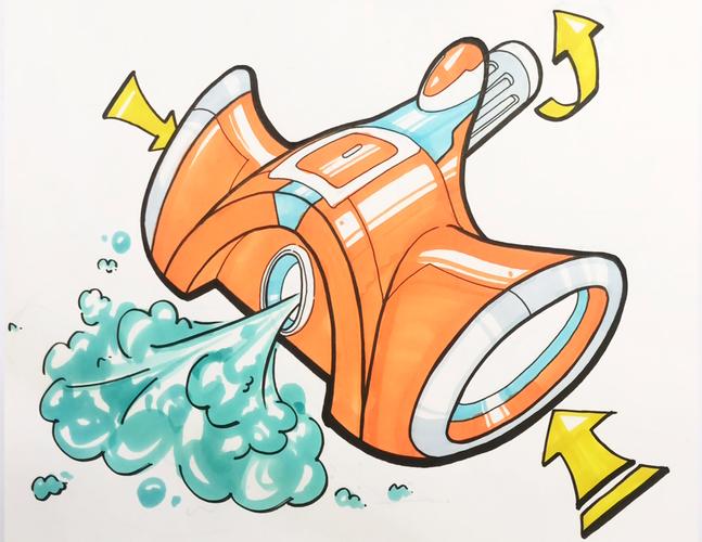 创意表达产品设计手绘新鲜的空气真的香